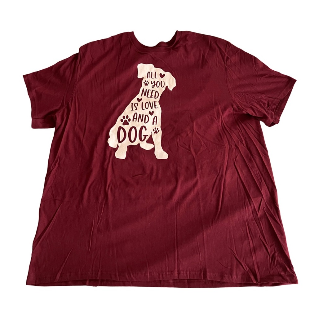 We Love Doggos Women’s Red All You Need T-shirt